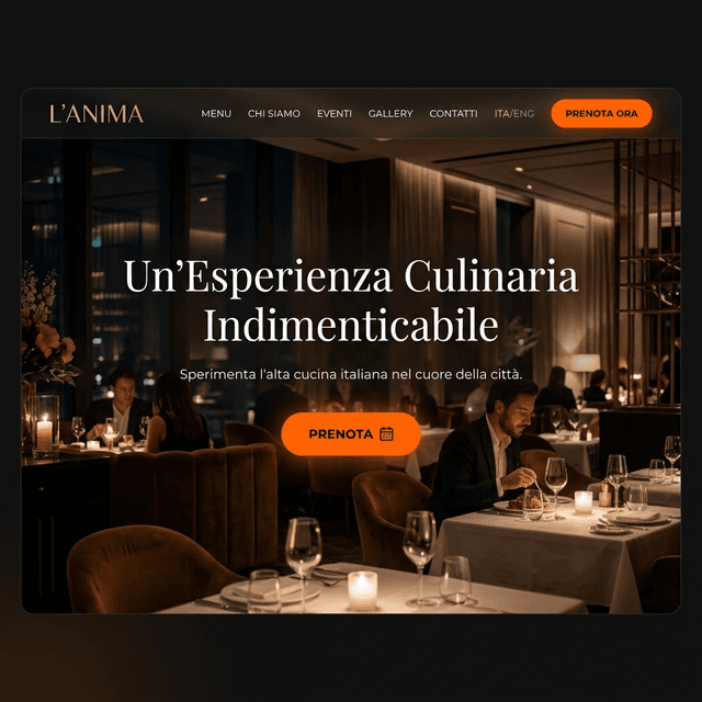 Prototipo UI Ristorante